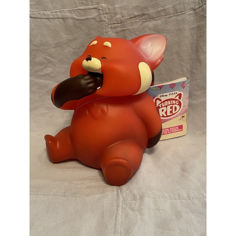 NEW Walt Disney Parks Pixar Turning Red Panda Mei 7"‎ Figural Night Light Statue
